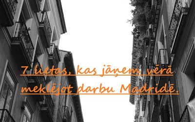 Padomi darba meklējumos